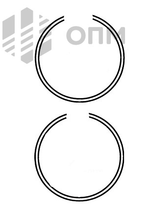 DIN 7993 Кольцо стопорное из круглой проволоки