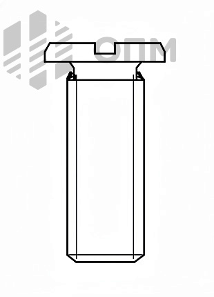 DIN 84 Винт с цилиндрической головкой и прямым шлицем