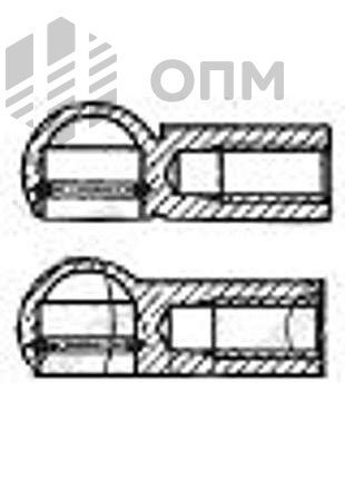 DIN 71805 Сферический подпятник (форма A, B)