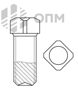 ГОСТ 1485-84 Винт установочный с квадратной головкой