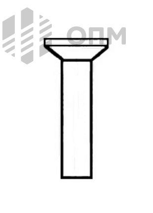 ГОСТ 14799-85 Заклепка с потайной головкой