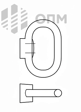 DIN 28129 Гайка с кольцом под руку