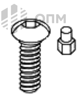 ОПМ 101026 Винт антивандальный с заглушкой для внутреннего шестигранника