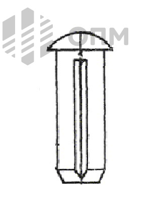 ГОСТ Р ИСО 8746-93 Штифт насеченный с полукруглой головкой