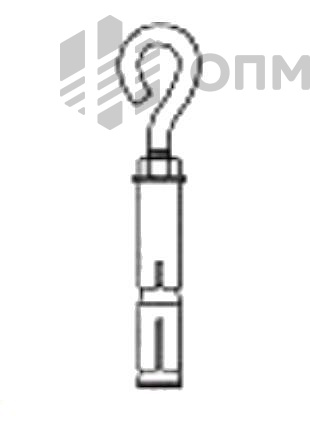 ОПМ 226042 Анкер втулочный двухраспорный с крюком