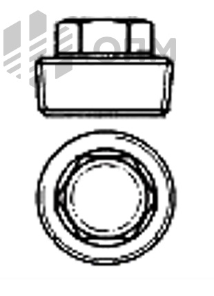 DIN 909 Пробка шестигранная с конической резьбой