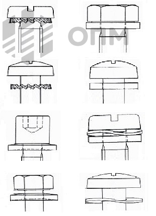 DIN 6900 Винт комбинированный с невыпадающими шайбами
