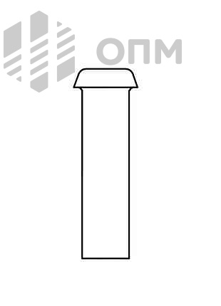 ГОСТ 12642-80 Заклепка полупустотелая с плоской головкой