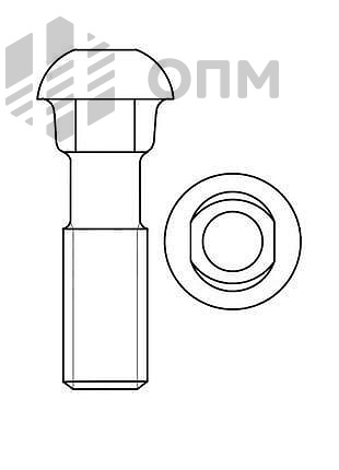 ГОСТ 8144-73 Болт путевой