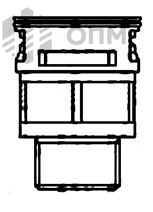 ОПМ 764001 Соединитель кабельный VP GRB с наружной метрической резьбой