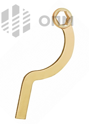 ОПМ 53024024 Ключ накидной односторонний серповидный взрывобезопасный