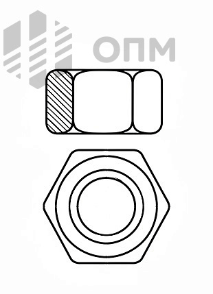 ОСТ 26-2041-96 Гайка для фланцевых соединений