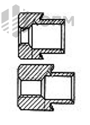 ОСТ 4Г 0.822.006 Втулка дистанционная развальцовываемая шестигранная
