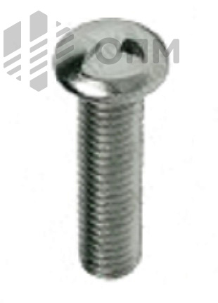 ОПМ 101018 Винт антивандальный, с полукруглой головкой и однонаправленным приводом