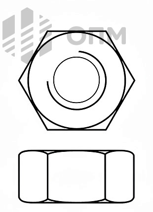 DIN 934 Гайка шестигранная