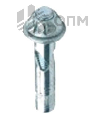 ОПМ 226035 Анкер втулочный антивандальный, неразъёмный, со шпилькой и гайкой с приводом Kinmar