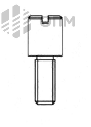 DIN 927 Винт с прямым шлицем и резьбовой цапфой