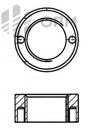 DIN 547 Кольцевая гайка с отверстиями