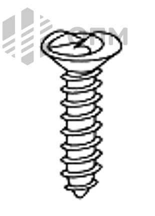 ОПМ 106035 Саморез антивандальный, с полупотайной головкой и однонаправленным приводом