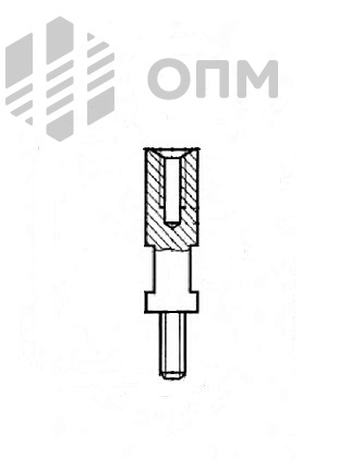 ГОСТ 20863-81 Стойка установочная крепежная круглая с лысками с резьбовым концом и отверстием