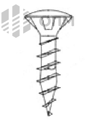 ОПМ 206014 Саморез Spax универсальный с полупотайной головкой, шлиц Pz