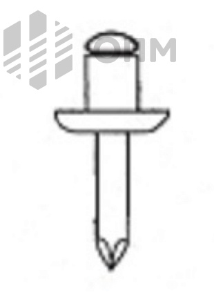 ISO 15983 Заклепка вытяжная с плоской головкой A2/A2