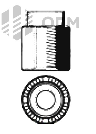 ОПМ 418003 Втулка бонка развальцовочная резьбовая