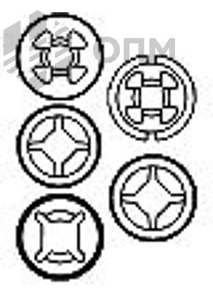 ОПМ 104035 Шайба Starlock для стержня с квадратным сечением