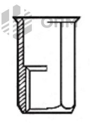 ОПМ 110032 Заклепка-гайка шестигранная с уменьшенным потайным бортиком