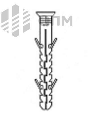 ОПМ 227003 Универсальный рамный дюбель с шурупом Sormat S-UP