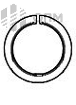 DIN 5417 (CBS) Кольцо стопорное концентрическое осевое плоское наружное