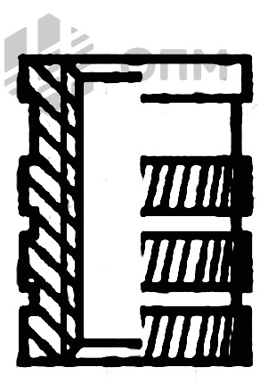 ОПМ 123045 Резьбовая вставка латунная