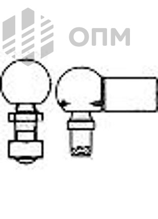 DIN 71802 Угловой шарнир (формы A, C, AS, CS, B, BS.)