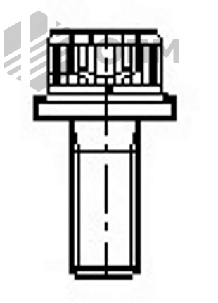 ОПМ 101082 Винт с цилиндрической головкой с фланцем и внутренним шестигранником