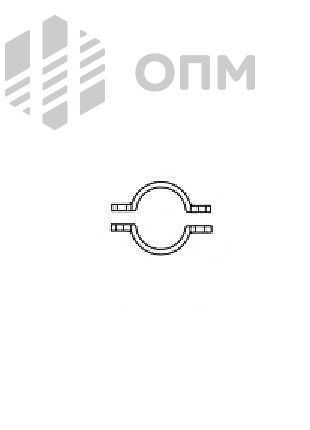 DIN 3567 A Трубное крепление (трубный хомут)