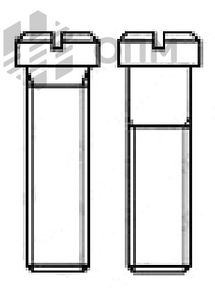 DIN 920 Винт с уменьшенной цилиндрической головкой и прямым шлицем
