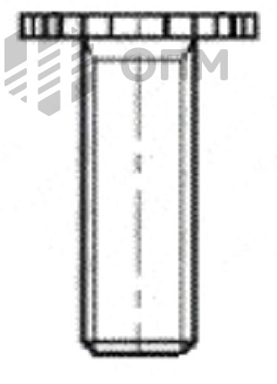 ОПМ 405012 Шпилька запрессовочная  для установки в глухие отверстия