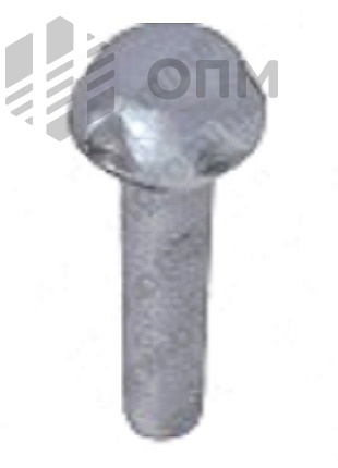 ОПМ 102004 Болт антивандальный, коническая головка с односторонним приводом Kinmar