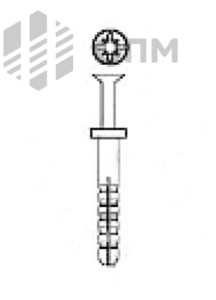 ОПМ 227016 Пластиковый дюбель-гвоздь