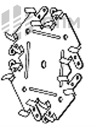 ОПМ 264008 Одноуровневый соединитель профилей «краб»