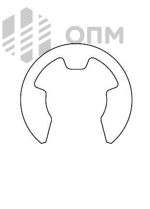 ГОСТ 11648-75 Кольцо упорное быстросъемное для вала