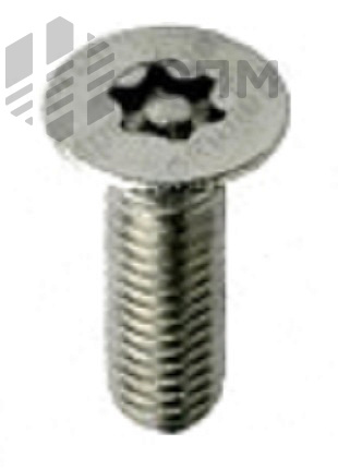 ОПМ 101021 Винт антивандальный, потайная головка со шлицем TORX и штырьком (PIN) 