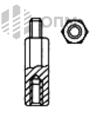 ОПМ 773044 Стойка шестигранная В/Н