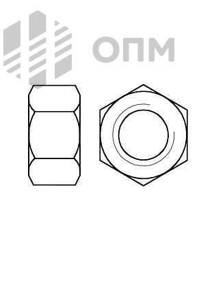 ГОСТ 15526-70 Гайка шестигранная