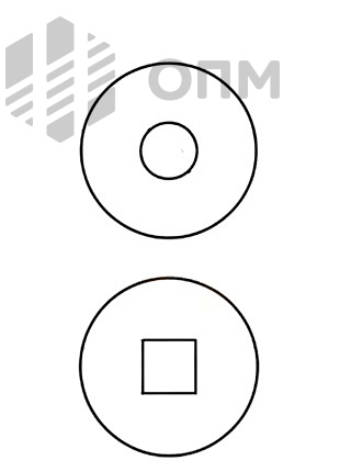 DIN 440 Шайба увеличенная (мебельная)