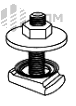ОПМ 102058 Болт для профиля размером 38/40