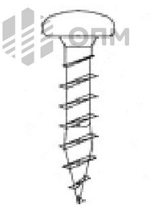 ОПМ 206007 Саморез Spax универсальный с цилидрической скругленной головкой, шлиц Pz