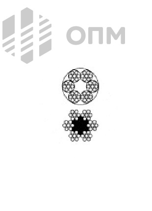 DIN 3055 Трос в оплетке и без