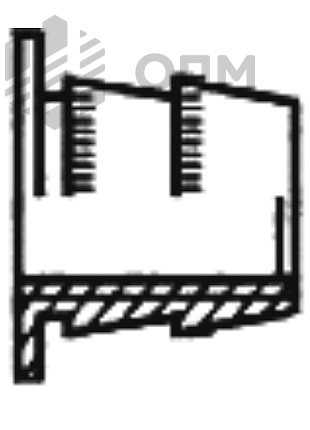 ОПМ 617001 Муфта Rampa мебельная забивная с буртиком