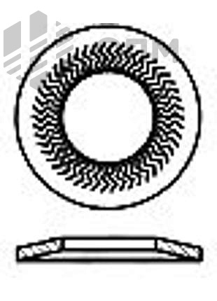 ОПМ 104037 Шайба стопорная нормальная Teckentrup форма M